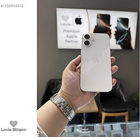 Resim Apple iPhone 16 İkinci El TR | 256 GB | Beyaz 
