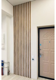 Resim Dekorasyon Ahşap Şerit Duvar Panelleri Duvar Çıtası 20 Adet 