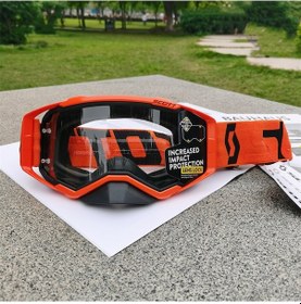 Resim Scott Motosiklet Gözlükleri, Harley Gözlükleri, Kayak Gözlükleri Turuncu 