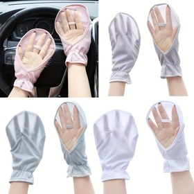 Resim Kadınlar için Şık Buz Slick Fiber Açık Parmak Güneş Eldivenleri - Hafif Esnek Yazlık Sürüş ve Dış Mekan Binicilik Eldivenleri, Pastel Pembe, Açık Gri, Beyaz Renklerde Nefes Alabilen Güneş Koruyucu Kol Kollukları, Rahat, Şık Kol Giyim, Yumuşak Kumaş, Modaya Duyarlı Kadınlar 