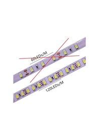 Resim 5 Metre Şerit Led 12 V - Metrede 120 Led - 120 X 5 Metre: 600 Led 