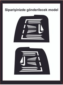 Resim Genel Markalar Fiat Tempra Stop Farı Led Görünümlü Folyo Kaplama - Stop Kaplama 