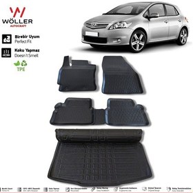 Resim Toyota Uyumlu Auris Paspas Bagaj Havuzu 2007 2012 Arası 3D Wöller 