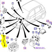 Resim Picanto Ön Kaput Swici Orjinal | 9388007000 