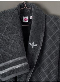 Resim Cotton Box Masculine Aile Bornoz Seti Carlos Beyaz-antrasit Diğer 