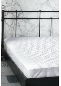 Resim Clasy Çift Kişilik Kapitoneli Yatak Koruyucu Fitted Alez 180 X 200 Beyaz 