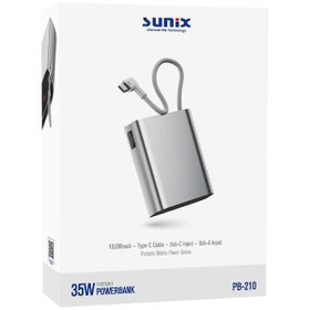 Resim Sunix Pb-210 Taşınabilir 10.000 mAh Powerbank 