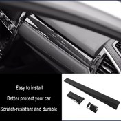 Resim 2016-2021 yılları arasında for HONDA Civic için 10. Nesil Merkezi Kontrol Paneli için Dekoratif Çizgi Paneli. 
