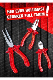 Resim PROXTECH 10 Pcs Full Takım El Aleti Kiti Pense Kombin,3 Metre,çekiç,yıldız,düz,tamir Kiti 
