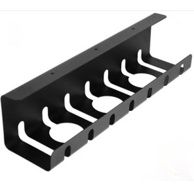 Resim Genel Markalar Çalışma Masası Kablo Düzenleyici Metal Kablo Düzenleme Kordon Düzenleme Kablo Tepsisi 4 DELİKLİ 