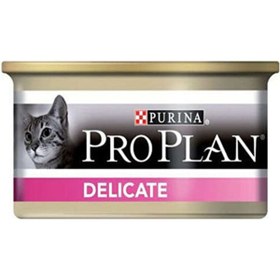 Resim Pro Plan Delicate Hindili Yetişkin Kedi Konserve Yaş Maması 85 gr 