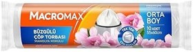 Resim Macromax Büzgülü Manolya Çöp Torbası Orta Boy 10'lu 