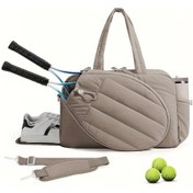 Resim Maxaccess Camel Kadın Erkek Badminton Tenis Çantası Ayakkabılık 15.6 Laptop Bölmeli Deve 