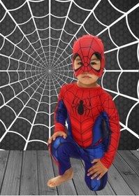 Resim Bebeminyon Örümcek Adam / Spiderman Çocuk Kostümü 
