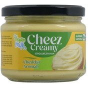 Resim Vegan Milk Cheez Cheddar Krem Peynir 250g 