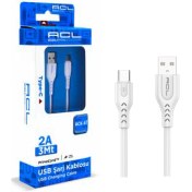Resim Acl USB Type C Sarj Data Kablosu Ack-67 Beyaz 