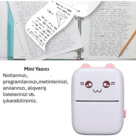 Resim Kanonik Education Sevimli Mini Taşınabilir Yazıcı Printer 
