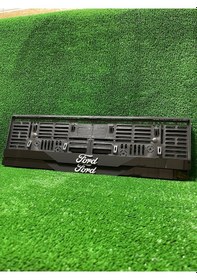 Resim Pleksi Otomobil Plakalık Dubai Model Mercedes Amg Siyah Logolu Plakalık Uyumlu 