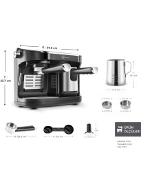 Resim Karaca Hatır Perfetto Espresso ve Türk Kahvesi Makinesi 