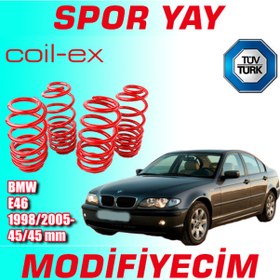 Resim Coil-Ex E46 1998-2005 Arası 45-45Mm Alçaltma Spor Yay Helezon 