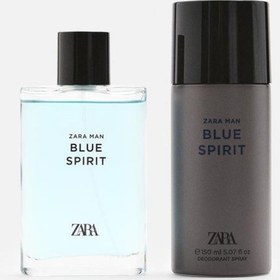 Resim Zara Blue Spirit Erkek Parfüm EDT 90 ML + Blue Spirit Erkek Sprey Deodorant EDC 150 ML 