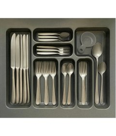 Resim Almital 55X49 Cm_antrasit Plastik Mikro Kabartama Desenli Kaşıklık 