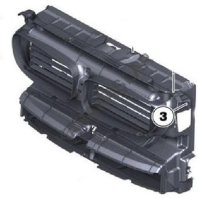 Resim F1010-6000 F10 2010- Ön Gözlük Fan Paneli Motorsuz Oem No: 51747200787- 