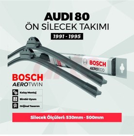 Resim Audi 80 Bosch Aeroeco Ön Silecek Takımı Eyl. 1991-may. 1995 