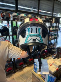 Resim Dnc Motor Aksesuar Wosen Güneş Gözlüklü Çene Açılır Kask Kadın ( Mor) 