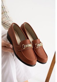 Resim Modafrato Stl-503 Ortopedik Taban Kadın Babet Anne Ayakkabısı Taba 