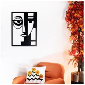 Resim Soyut Yüz Metal Duvar Tablosu - Picasso Duvar Dekorasyonu 