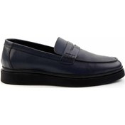 Resim Lacivert Leather Erkek Loafer Ayakkabı E01440102303 Çok Renkli 