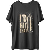 Resim Top Glory Boks Baskılı Penye Boks Sporcu T-Shirt 
