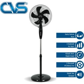 Resim CVS Dn 91035 16'' 55 Watt Ayaklı Vantilatör 