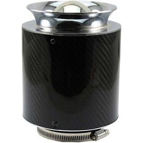 Resim Wondernest 013 Yüksek Akışlı Karbon Fiber Mantar Kafa Hava Filtresi, 76mm İç Çap Diğer 
