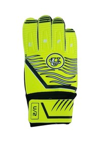 Resim Unes Futbol Kaleci Eldiveni Parmak Korumalı, Tutuş Güçlü, Yetişkin & Çocuk Beden Çok Renkli 