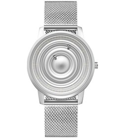 Resim Rogfer Eutour E041 40mm Paslanmaz Çelik Standlı Erkek Manyetik Kuvars Saat Gümüş Çok Renkli Çok Renkli 