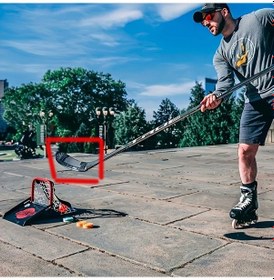 Resim Willowhaven Siyah 2 Adet Buz Hokeyi Sopası Kafalığı, Ayarlanabilir, Dayanıklı Pe Malzeme, Sağ El Spor Ekipmanları. Siyah 2 Adet 