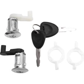 Resim Gorgeous Renault Megane 1996-2003 Scenic Clio Master Için 2 Anahtarlı 7701468981 7701468982 Araç Sol ve Sağ Kapı Kilidi Silindir Takımı (Yurt Dışından) 