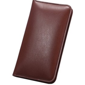 Resim Şarj Edilebilir Cüzdan Ve Powerbank - 6800mah Taşınabilir Şarj Cihazı Kahverengi 
