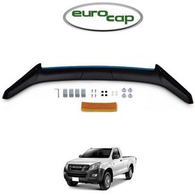 Resim Eurocap Isuzu D-Max Ön Kaput Koruyucu Rüzgarlık 3Mm Abs 2012-19 