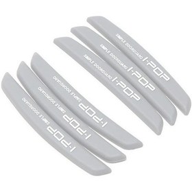 Resim Willowhaven 6'lı/4'lı Gri Oto Kapı Kenar Koruyucu Çizilme Önleyici Audi Bmw İçin 