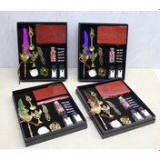 Resim Deri Defterli Divit Hokka Ve Mühür Seti Model 2 