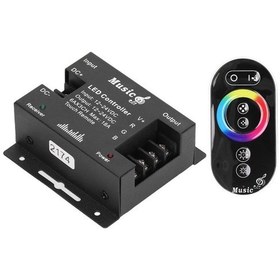 Resim RGB Touch-Dokunmatik Led Kontrol Ses Ve Müzik Kumandası 12-24V 