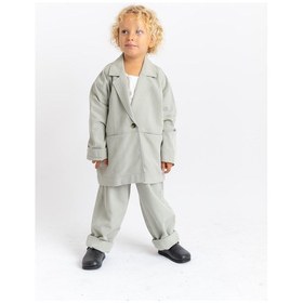 Resim Oliventhekid Unisex Ceketli Takım Mint Mint Yeşili 