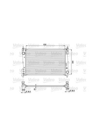 Resim Fiat Grande Punto Motor Radyatoru 1.3 Multijet 2006-2012 Valeo 701717 