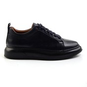 Resim Bambi Lacivert Hakiki Deri Erkek Sneaker E01594315143 