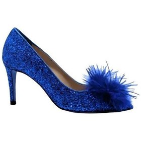 Resim Poletto Hakiki Deri /tekstil Sax Mavı Ayakkabı Gece/abiye 9839 44-1121 Mavi 