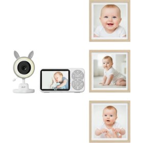 Resim Die Grup Gece Görüşlü Bebek Telsizi Besleme Hatırlatıcılı LCD Ekran 