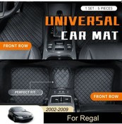 Resim Topshop1 Mavi Beyaz Çizgi 2002-2009 Renault Megane Dacia Duster Santana Dayanıklı Otomatik Paspas 